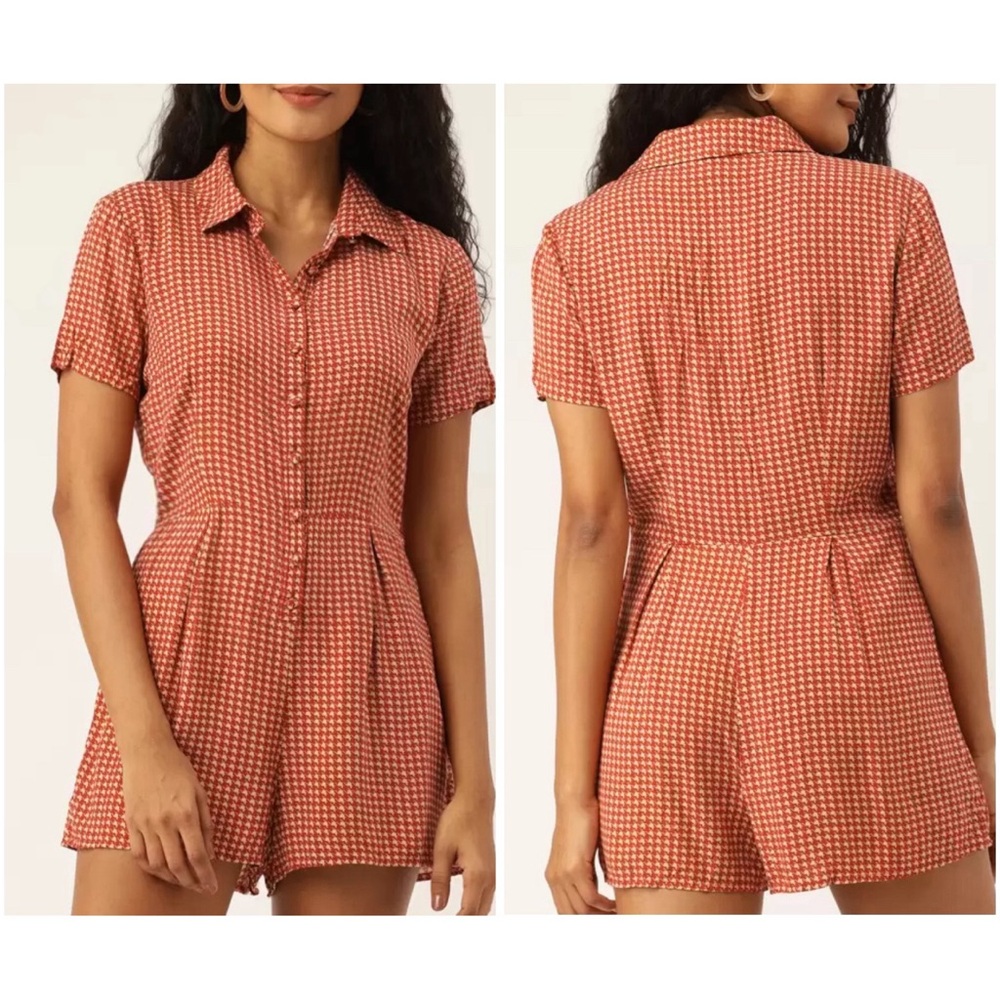 Gingham Playsuit